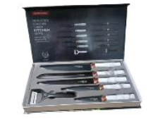 SET DE CUCHILLOS 6 PIEZAS LC-120 Y AFILA